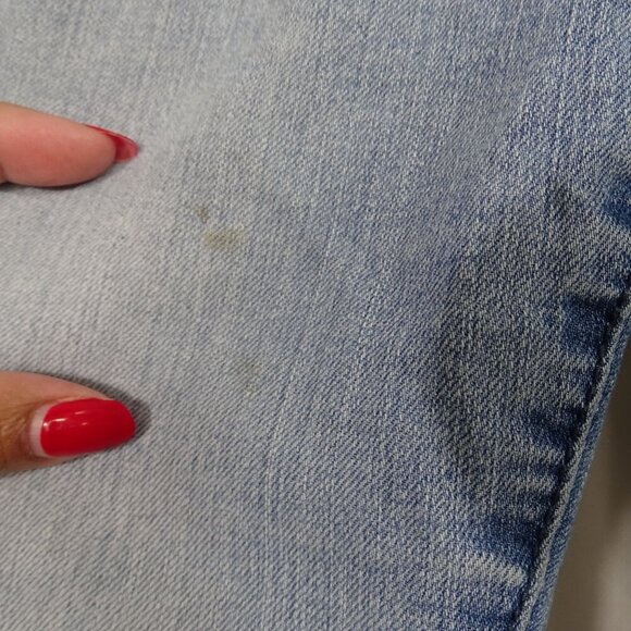 D.Jeans Denim Skinny Jeans Jeggings Women Size 12 Light Wash Blue Back Pockets - Picture 11 of 12